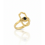 Evil Eye Ring - 18k Gold (Demi Fine)