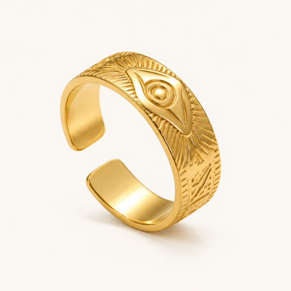 Divine Eye Ring - 18k Gold (Demi Fine)