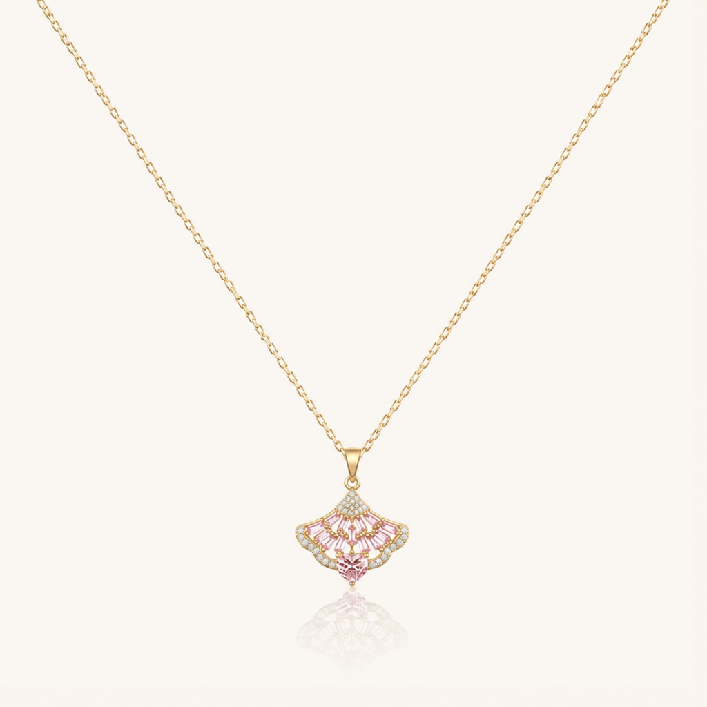 Shell Glow Necklace - 18K Gold (Demi Fine)