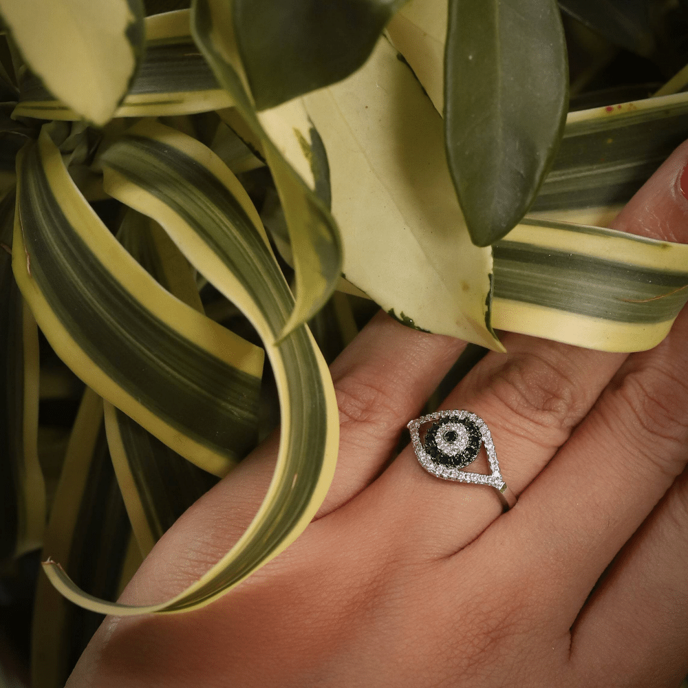 Evil Eye Zircon Ring