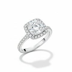 Square-Cut Zircon Vintage Ring