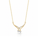 Tangled  Zircon Diamond Necklace