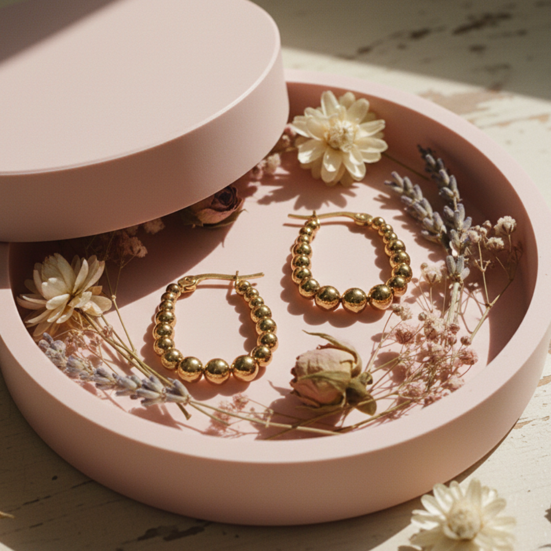 Gilded Laps Earrings