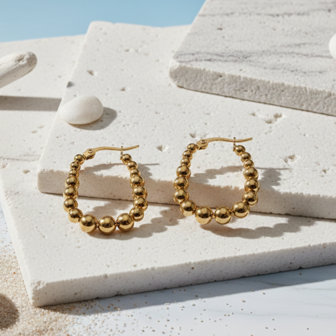 Gilded Laps Earrings