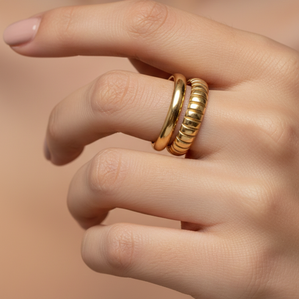 Stacked Elegance Ring