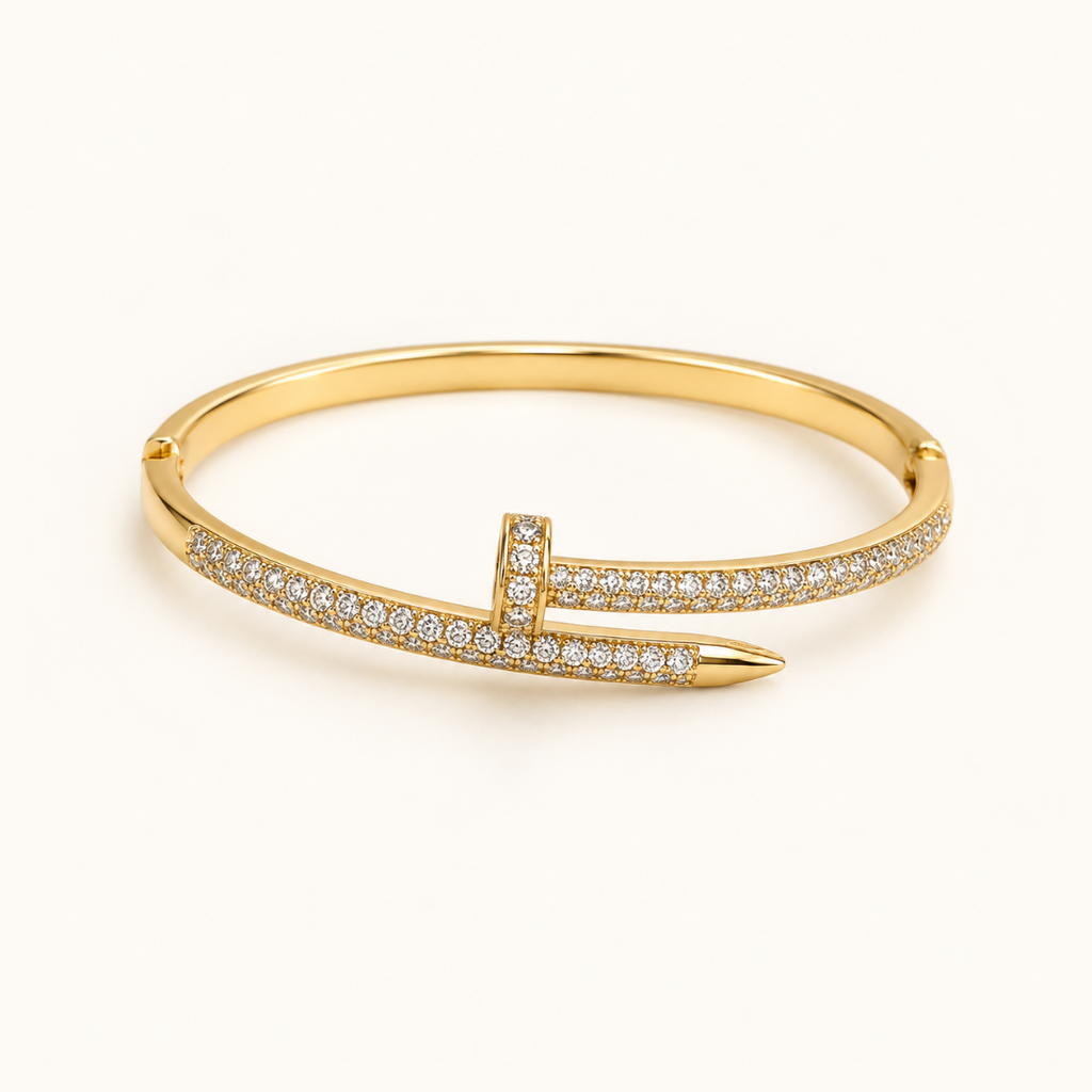 Lavis Nail Kada - 18k Gold ( Demi Fine )