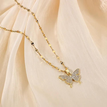 18k Gold Wonder Monarch Necklace