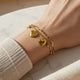 Double Layered Heart Bracelet
