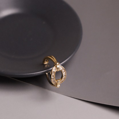 18k Gold Plated Radiant Ring