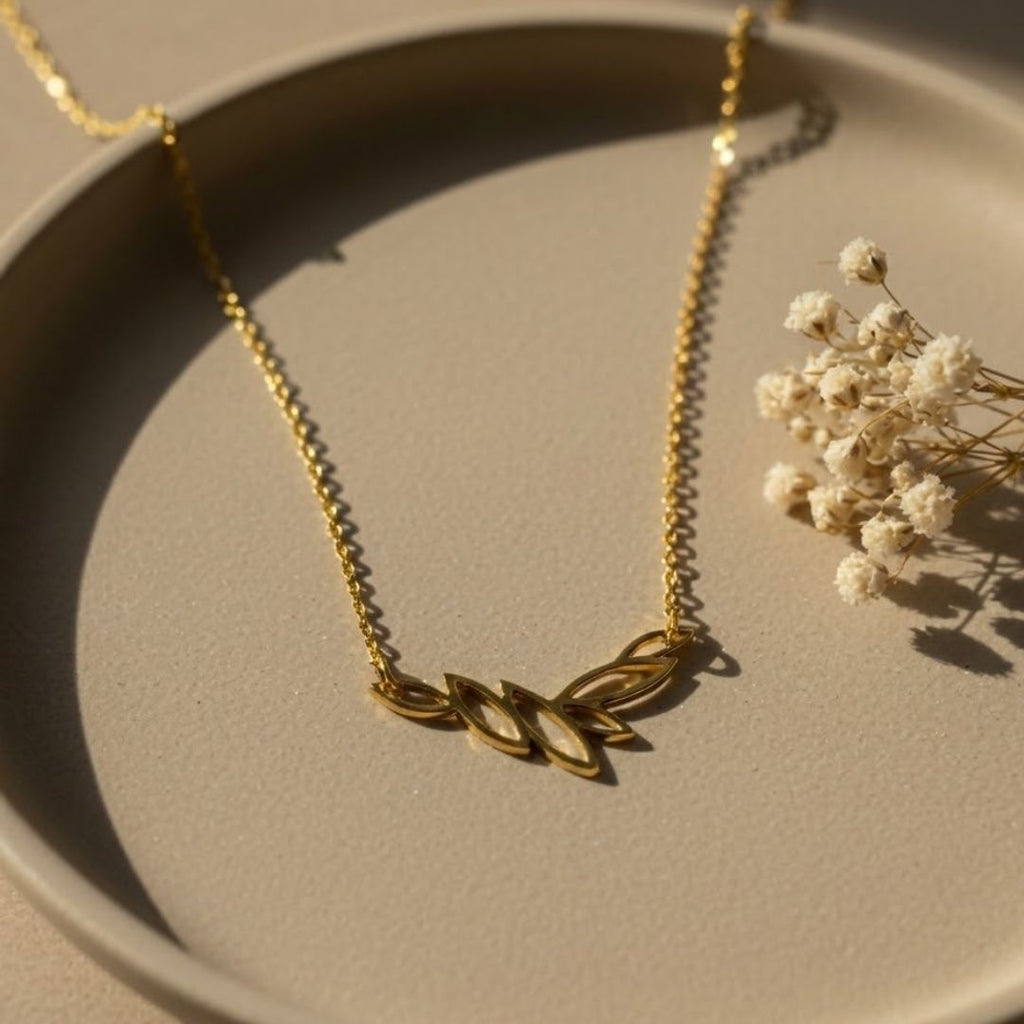 Lotus Petals Pendant Necklace