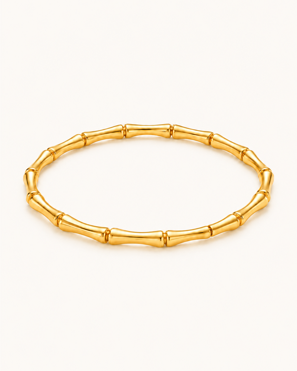 Bamboo Luxe bracelet - 18k Gold (Demi Fine)
