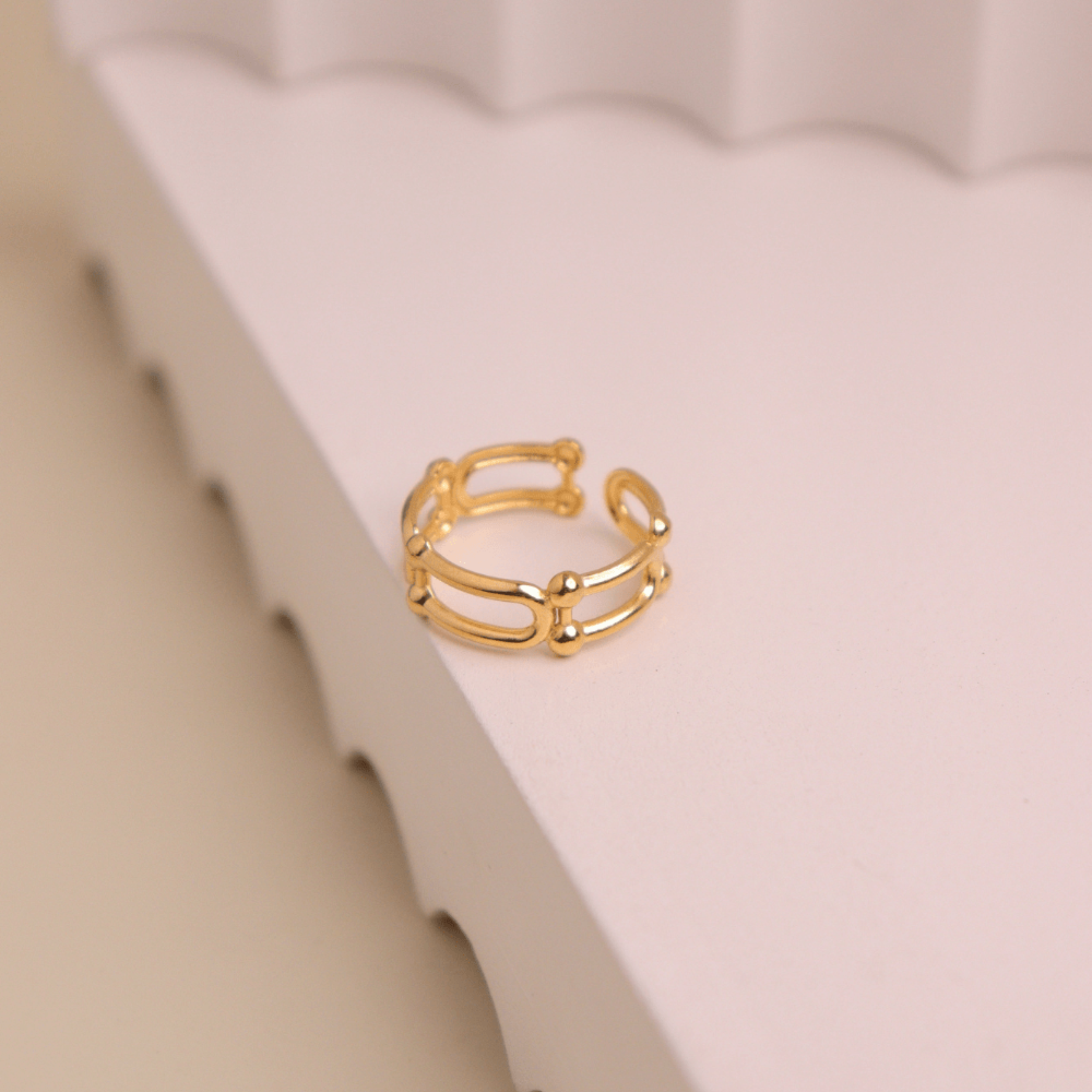 Modernist Orbit Ring