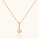 Tulip Grace Necklace - 18K Gold (Demi Fine)