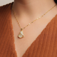 Halo Heart Zircon Diamond Necklace