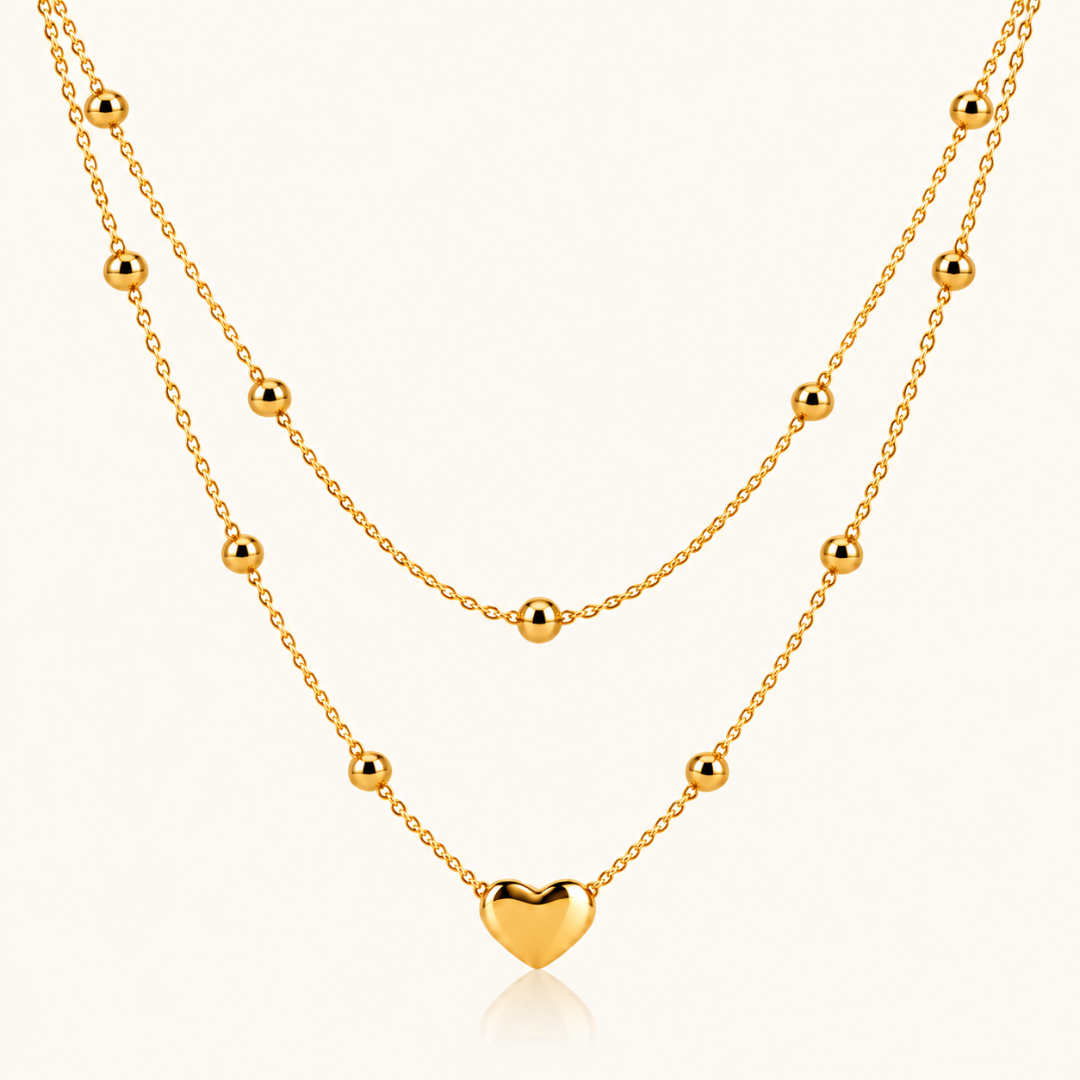 Amora Necklace - 18K Gold (Demi Fine)