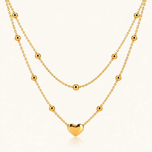Amora Necklace - 18K Gold (Demi Fine)