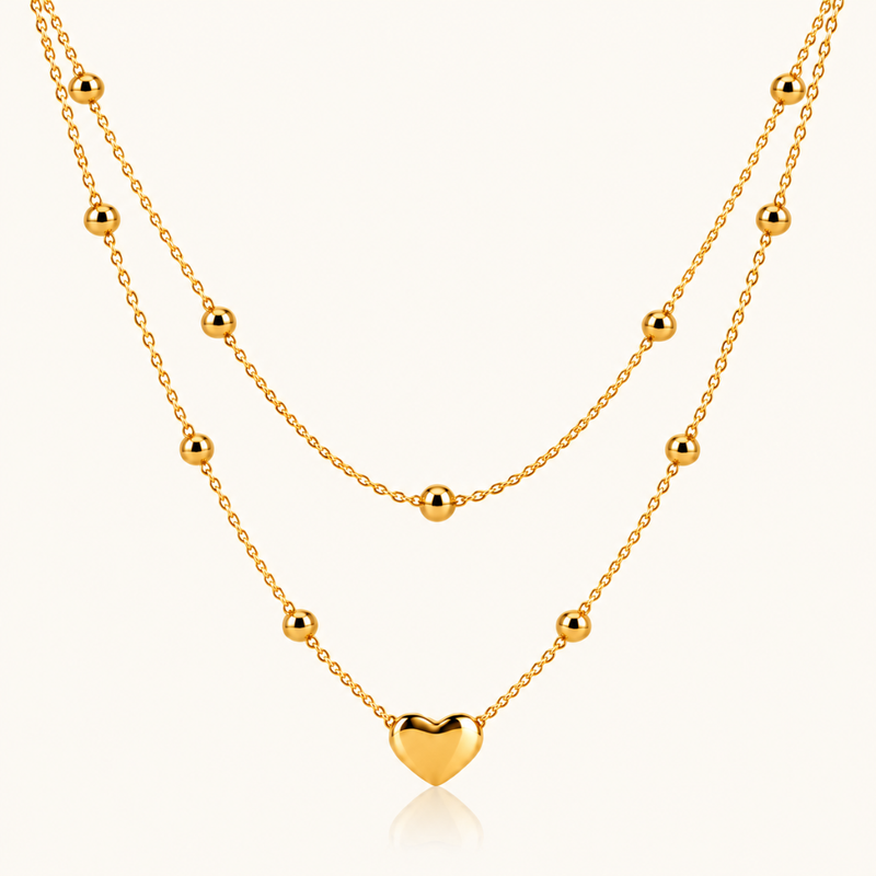 Amora Necklace - 18K Gold (Demi Fine)
