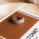 Triple Row Stacking Ring