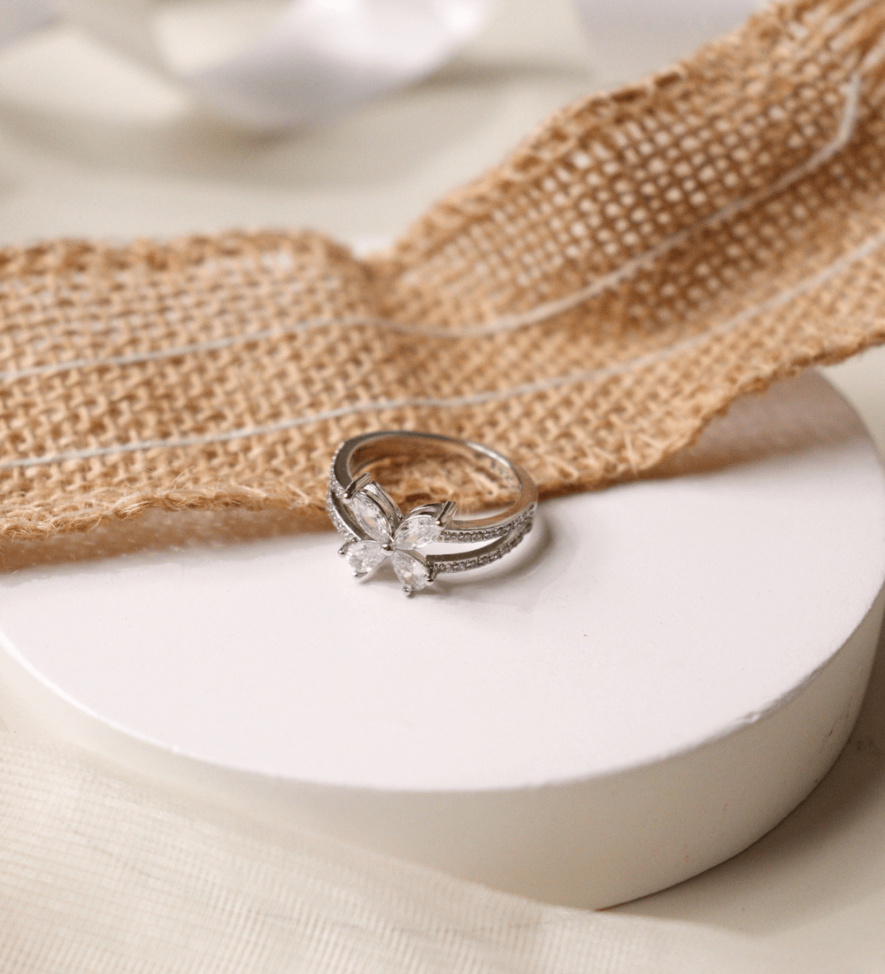 Butterfly Duo Band Ring