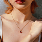 Birth Flower & Birth Stone Necklace