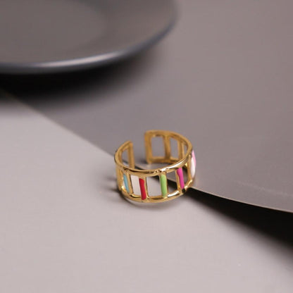 Gratitude Enamel Ring