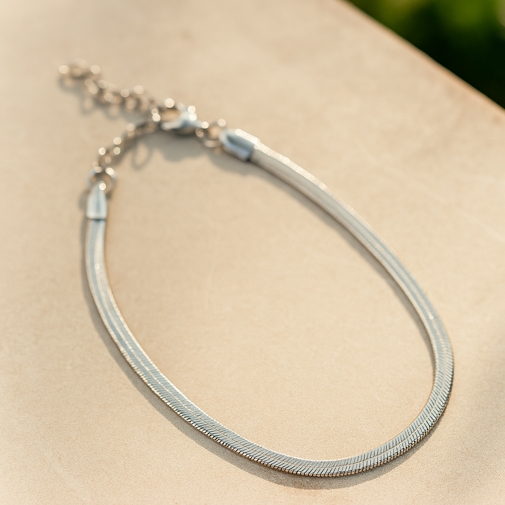 Snake Anklet Silver