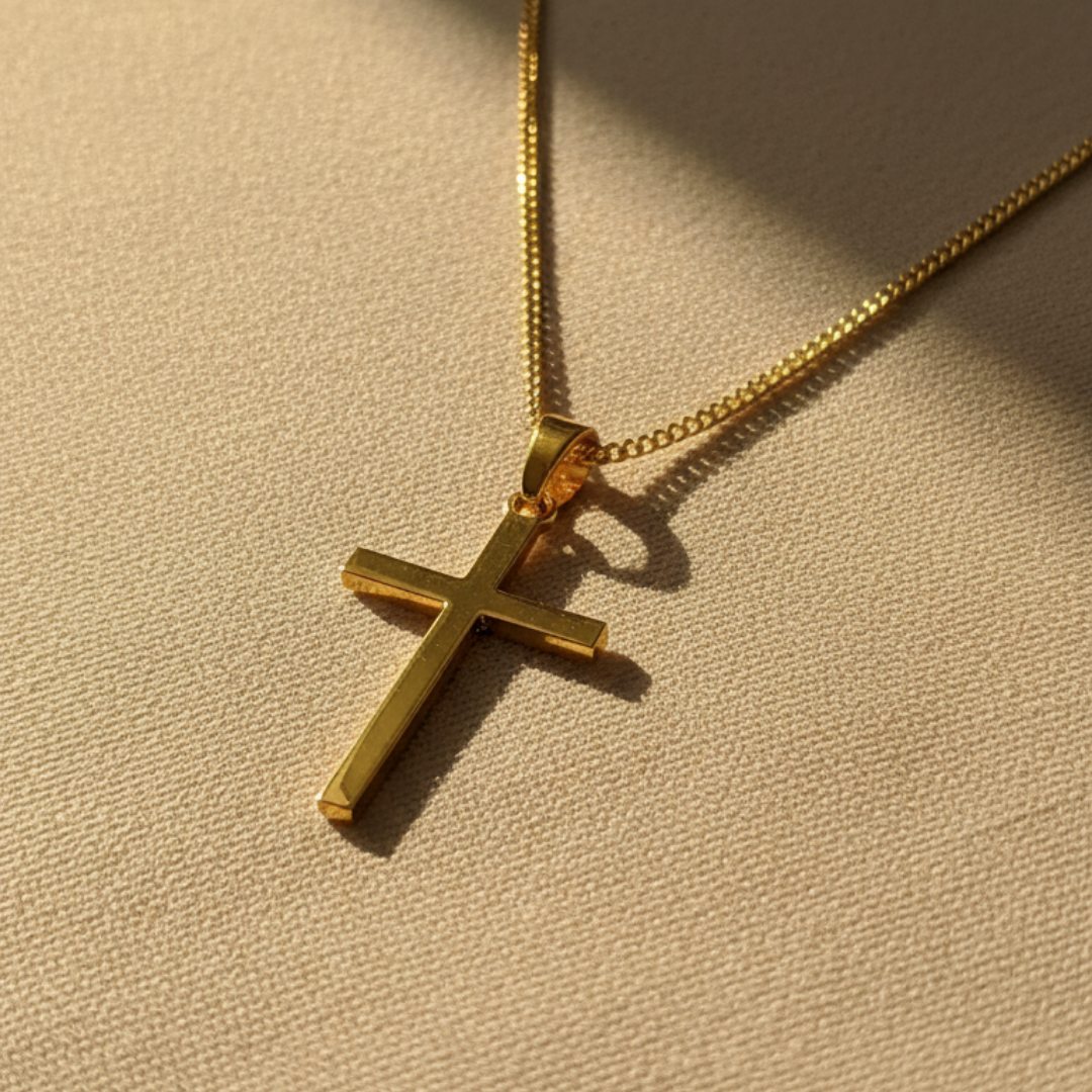 Gamma Cross Necklace