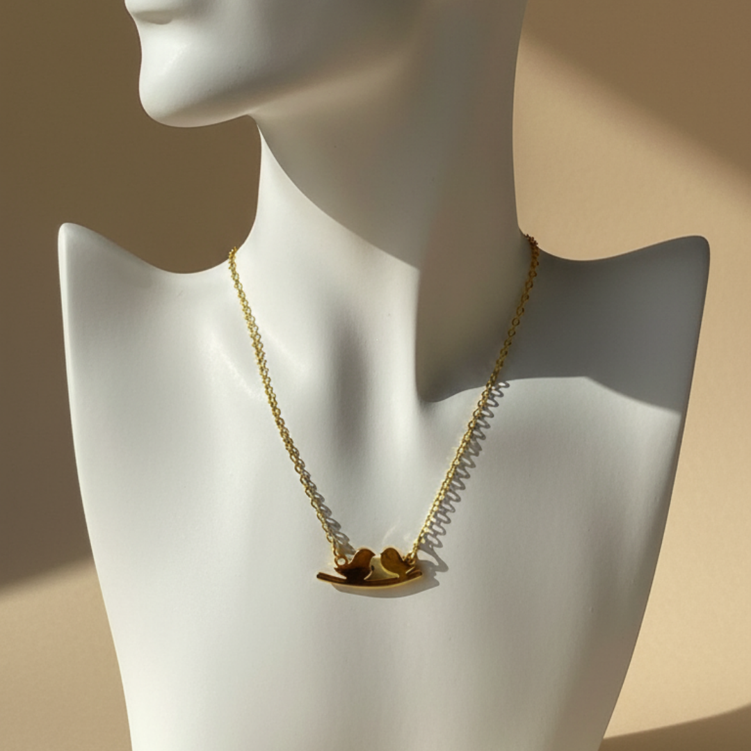Lovebirds Pendant Necklace