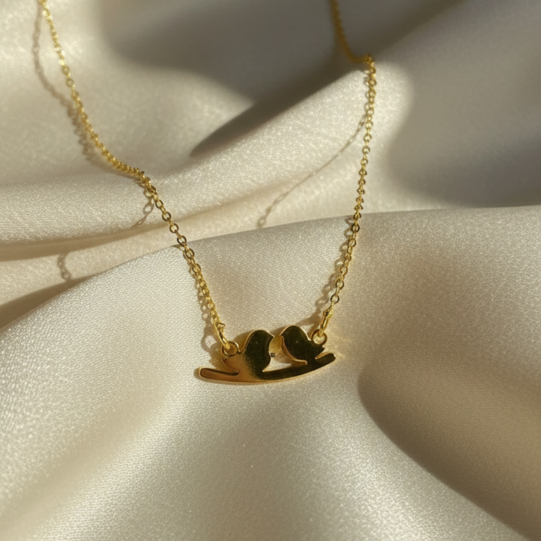 Lovebirds Pendant Necklace