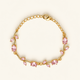 Blush Bloom Bracelet - 18k Gold ( Demi Fine )