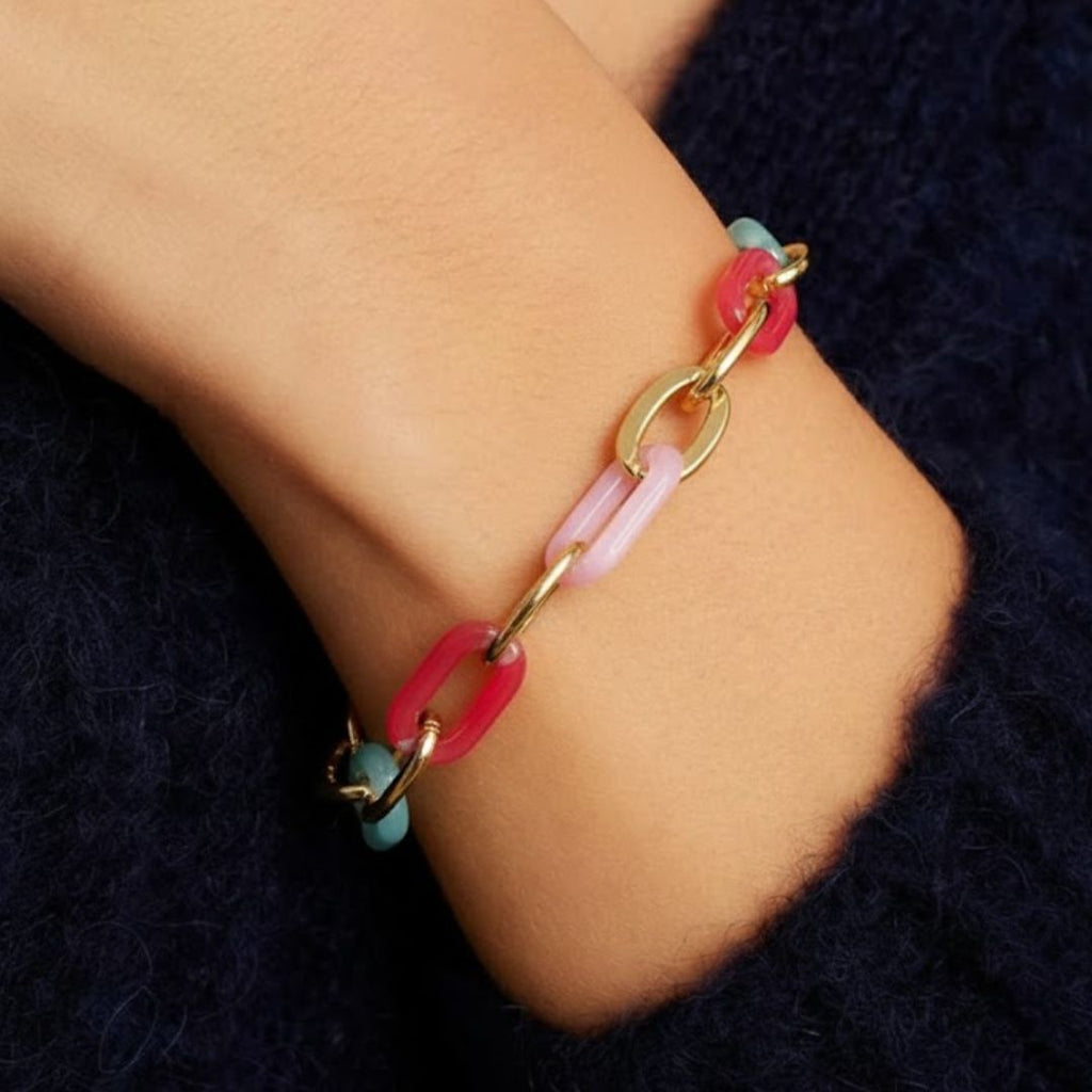18K Gold Plated Ethereal Chained Bracelet