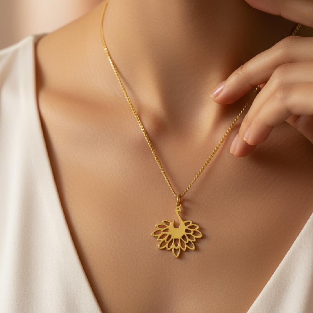Peacock Pendant Necklace