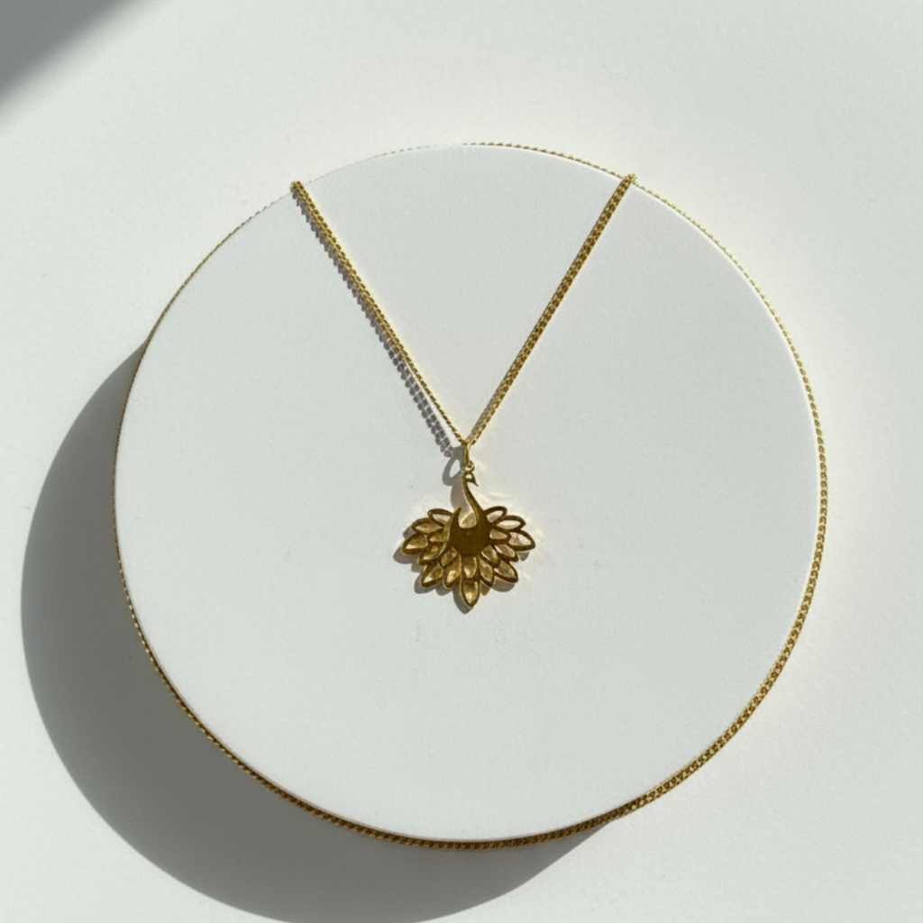 Peacock Pendant Necklace