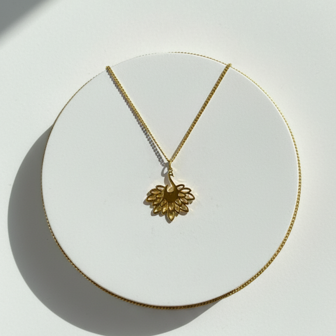 Peacock Pendant Necklace