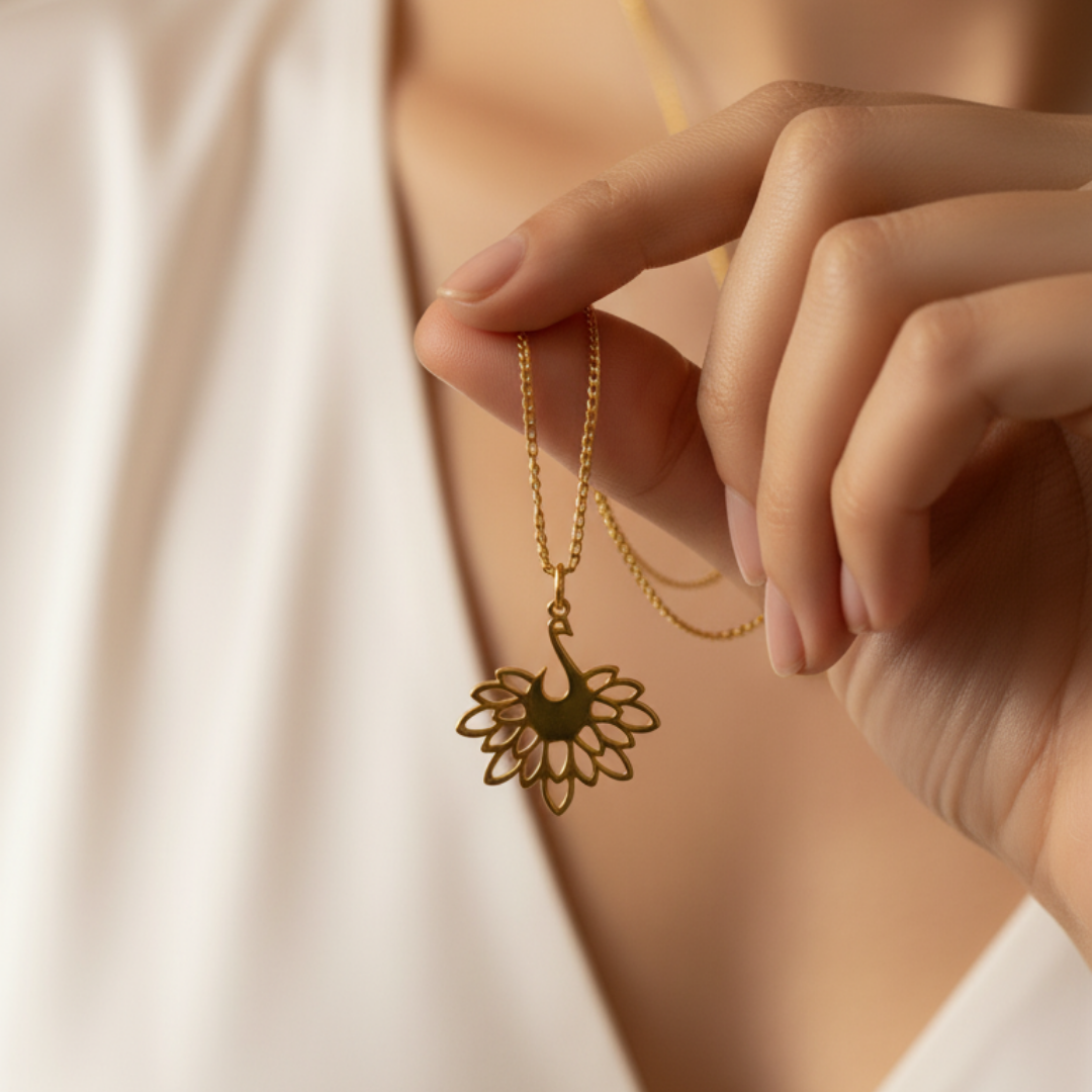 Peacock Pendant Necklace