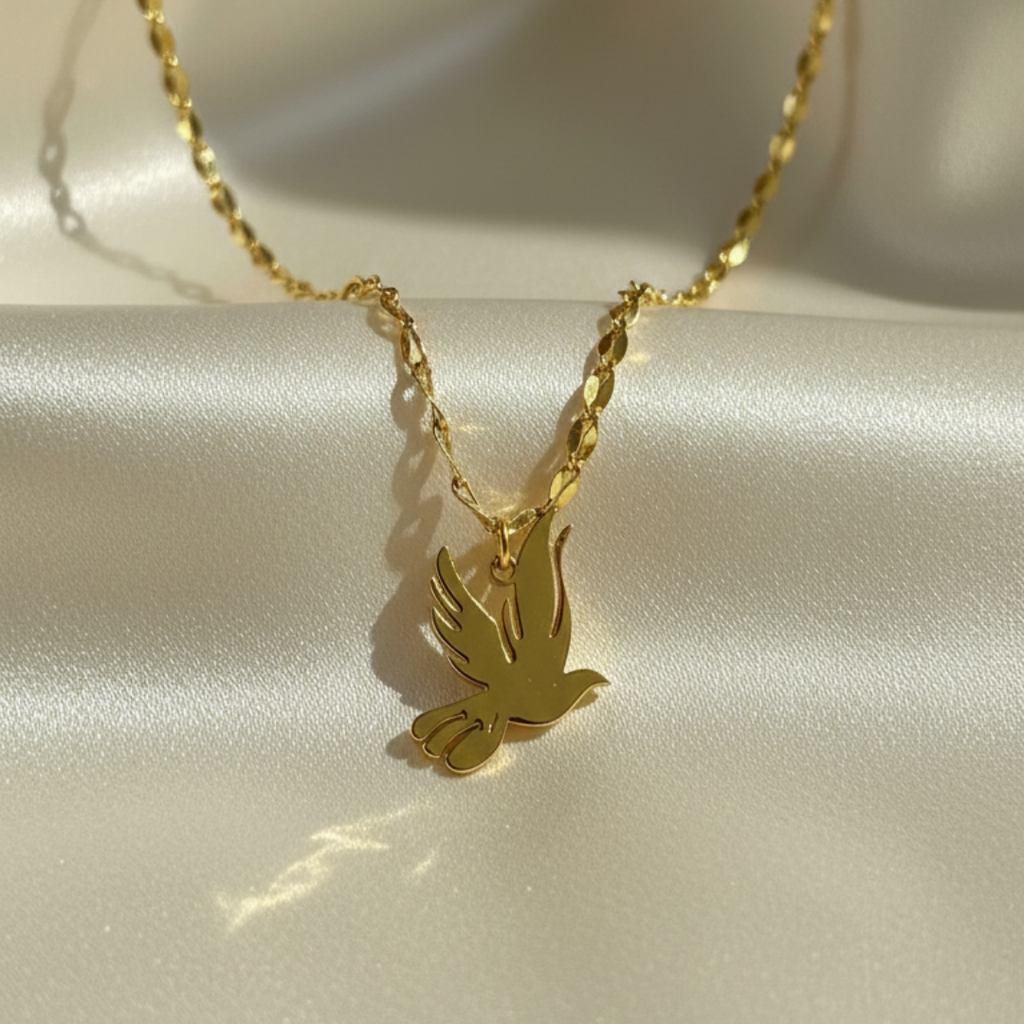 Flying Bird Pendant Necklace