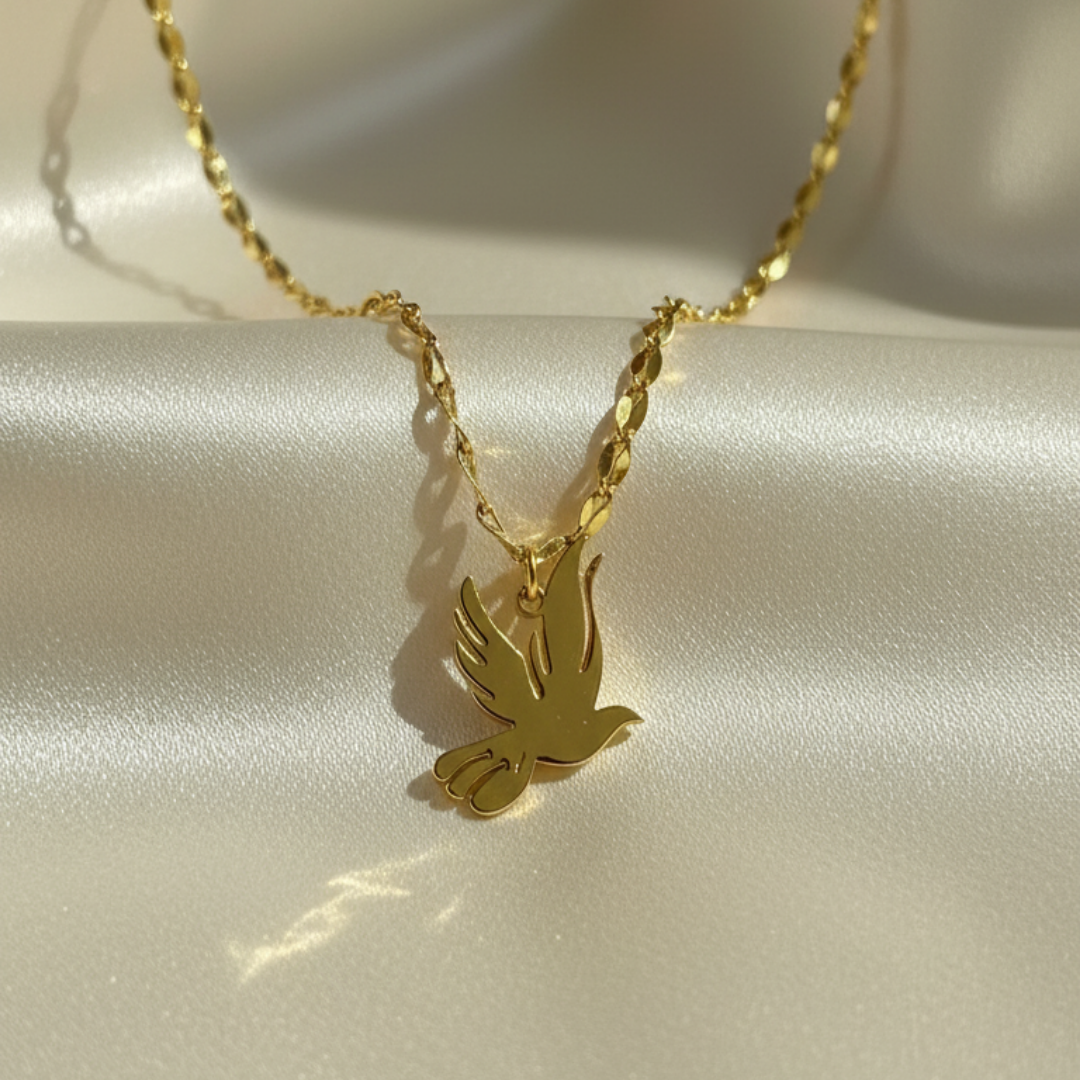 Flying Bird Pendant Necklace