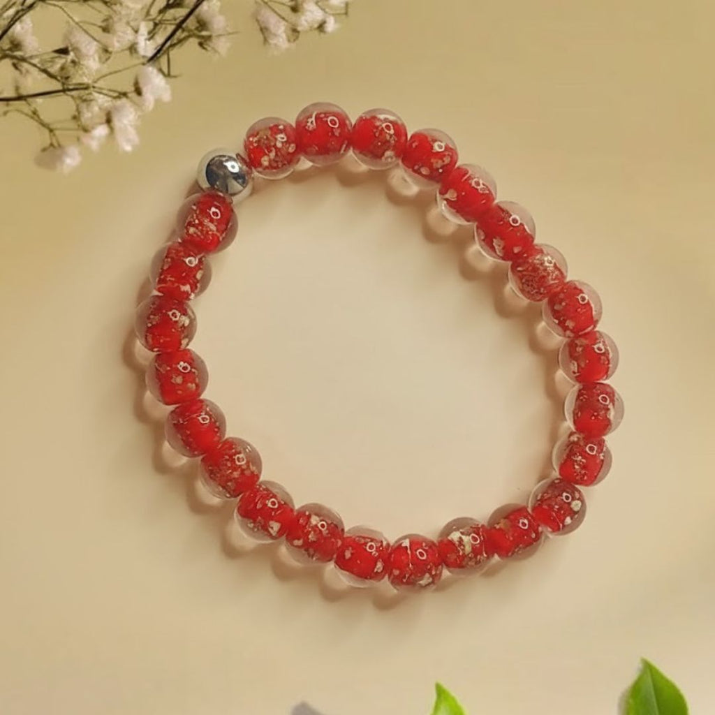Vermillion Cherry Bracelet