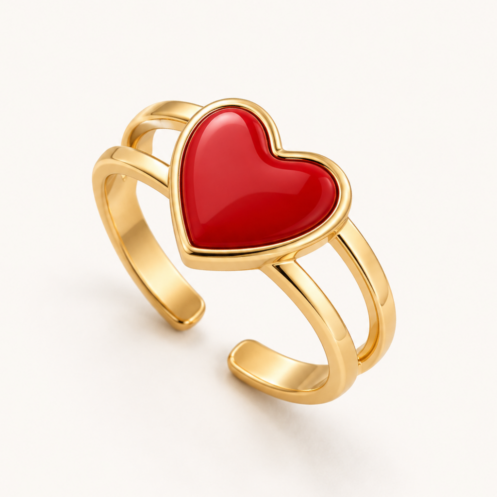 Scarlet Love Ring - 18k Gold (Demi Fine)