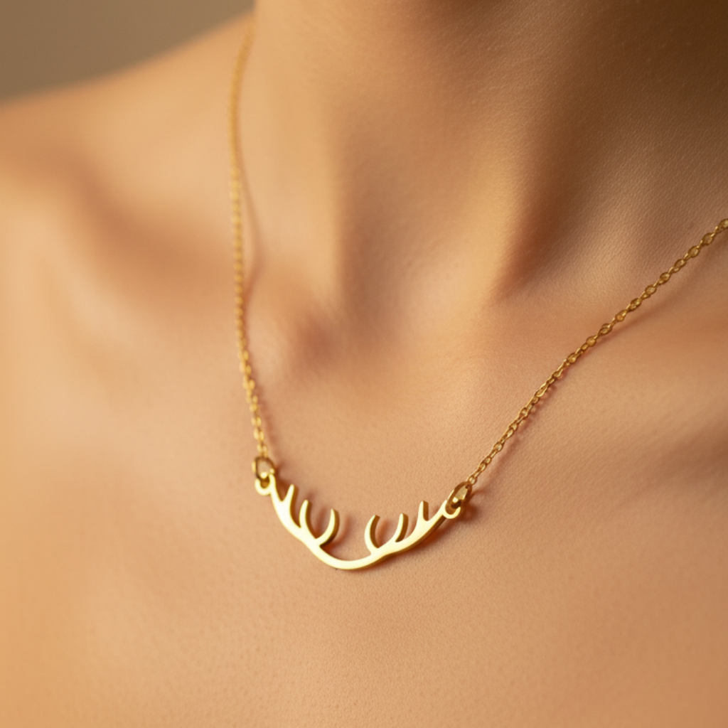Antlers Pendant Necklace