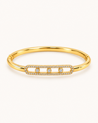 Three Dot Kada - 18k Gold ( Demi Fine )