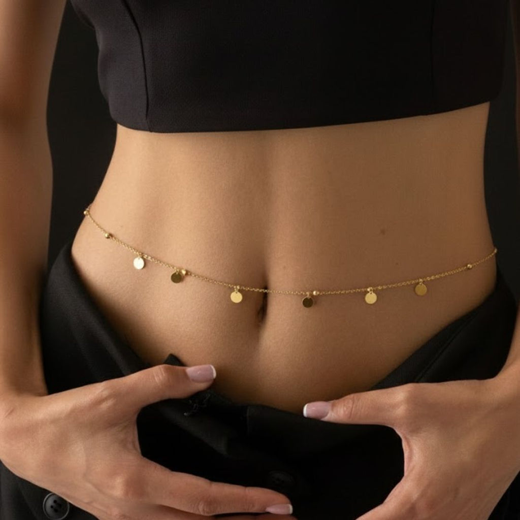 Shimmer Mini Sphere Waist Chain