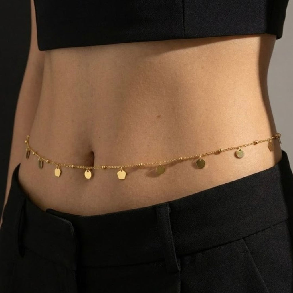 Shimmer Mini Sphere Waist Chain