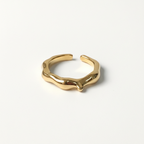 Textured Statement Ring 18K Gold(Demi Fine)