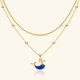 Blue Whale Charm Necklace