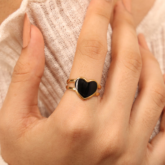 Onyx Jack Ring