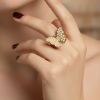 Pearlwing ring - 18k Gold (Demi Fine)