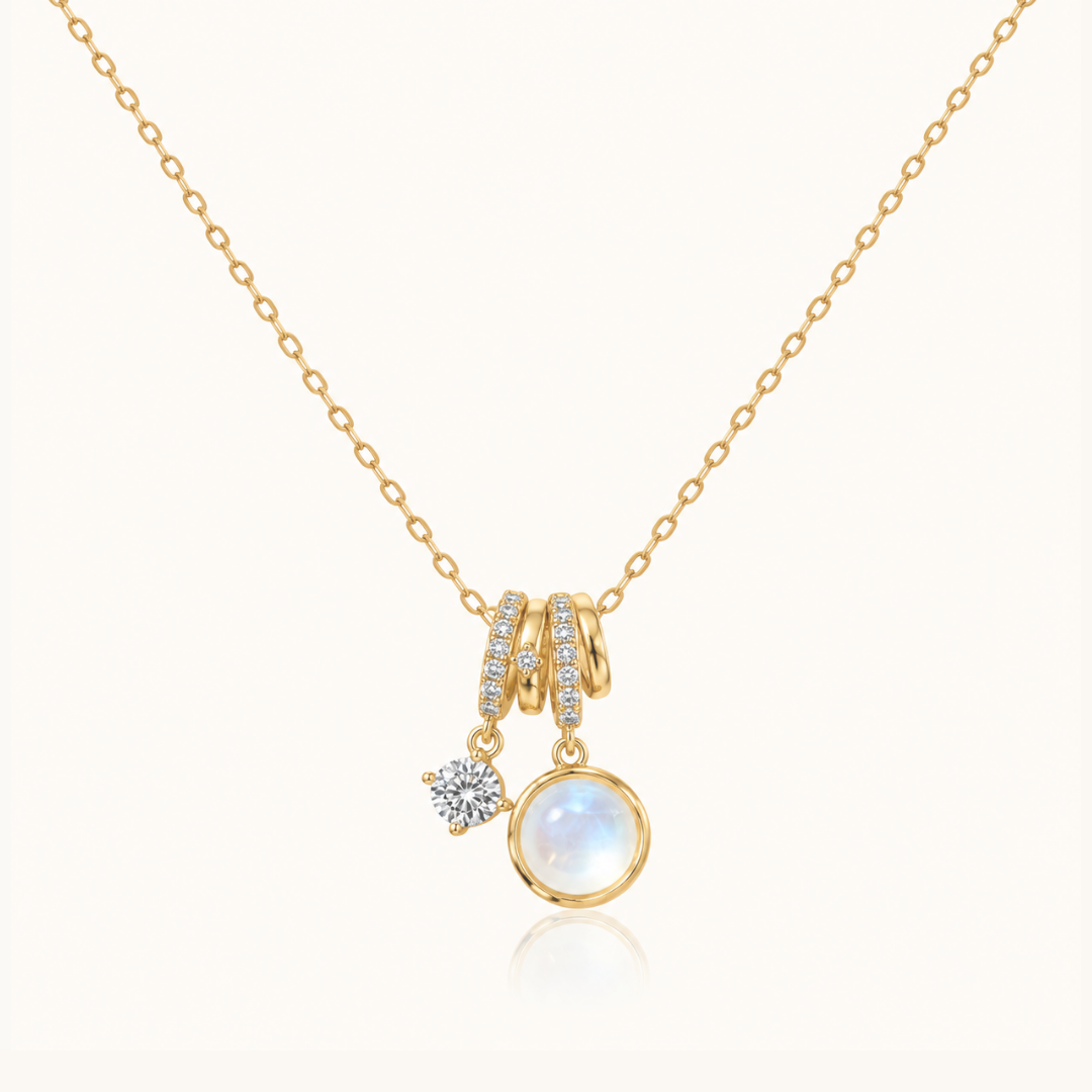 Charm Glow Necklace - 18K Gold (Demi Fine)