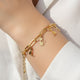 Golden Kitty Charm Bracelet