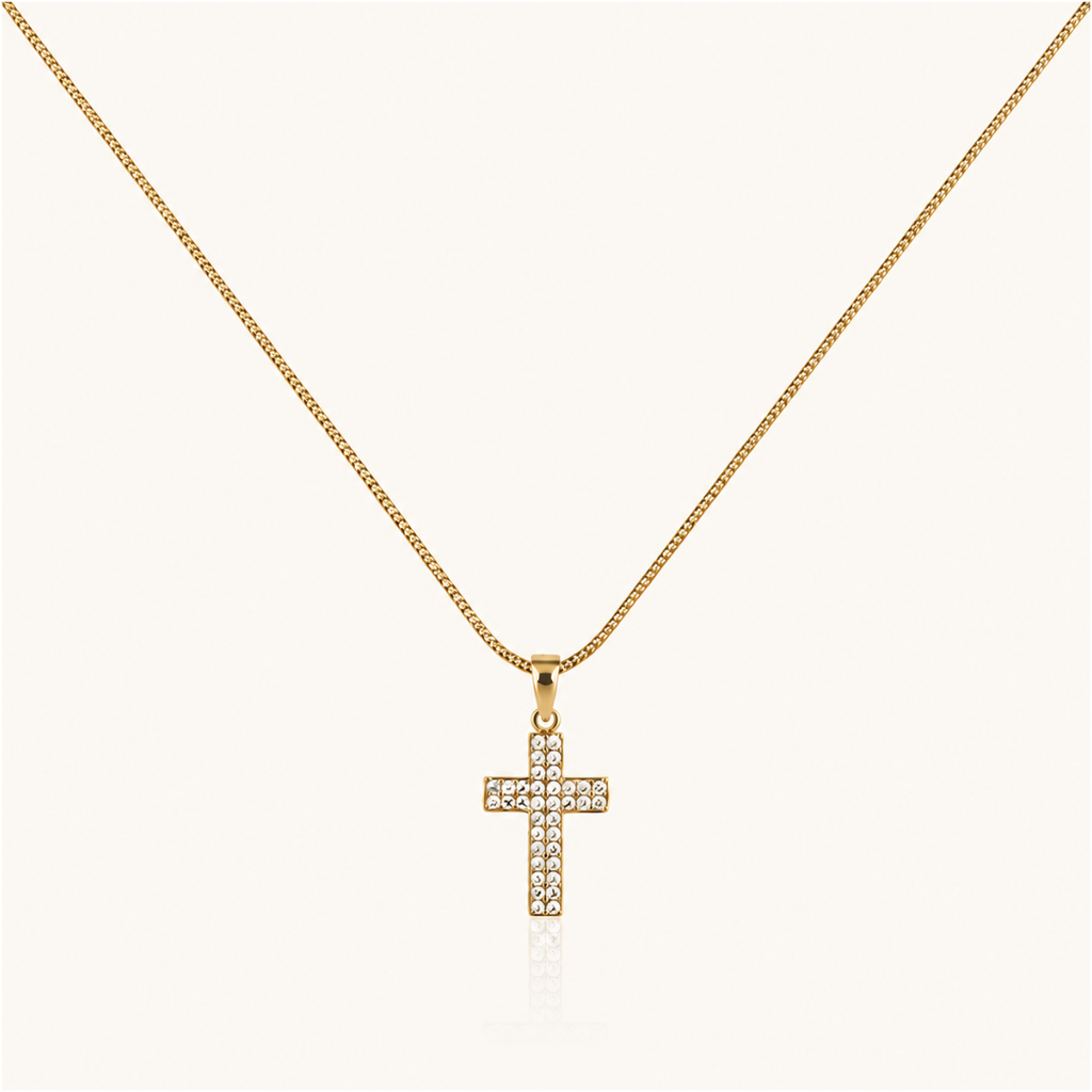 Divine Spark Cross Necklace